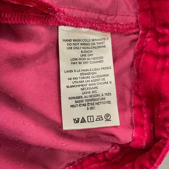 Free People Mini Skirt Womens 10 Velvet Annalise Pink Phenom Mod Retro Party NWT - Picture 7 of 12